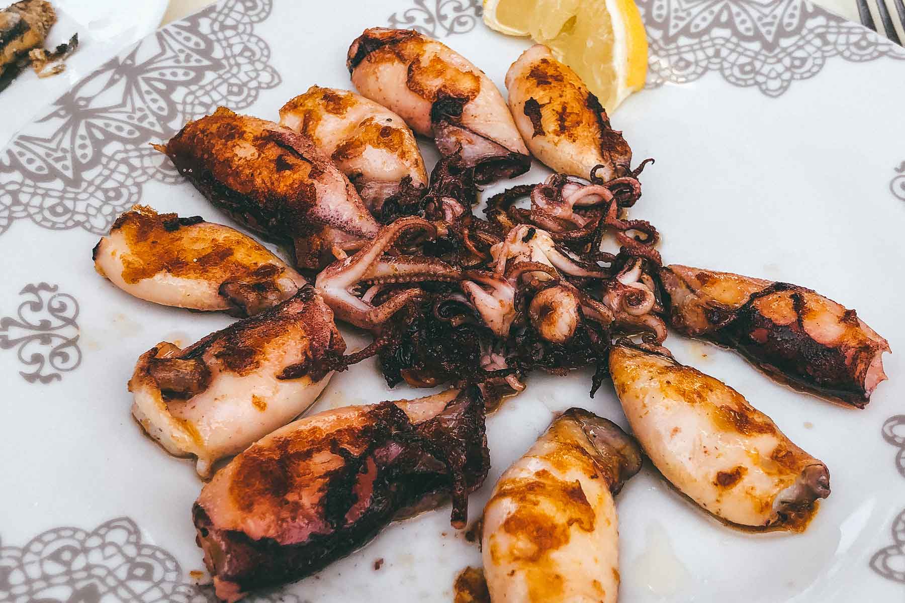 Kroatien Calamares Tintenfisch