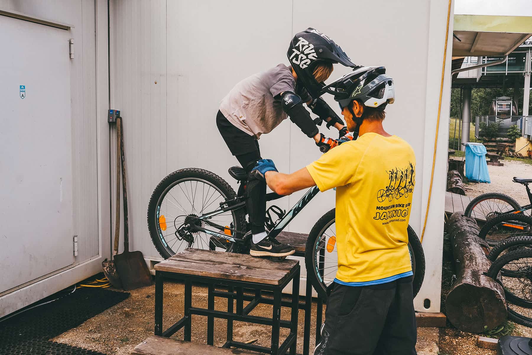 Mountainbike an der Petzen