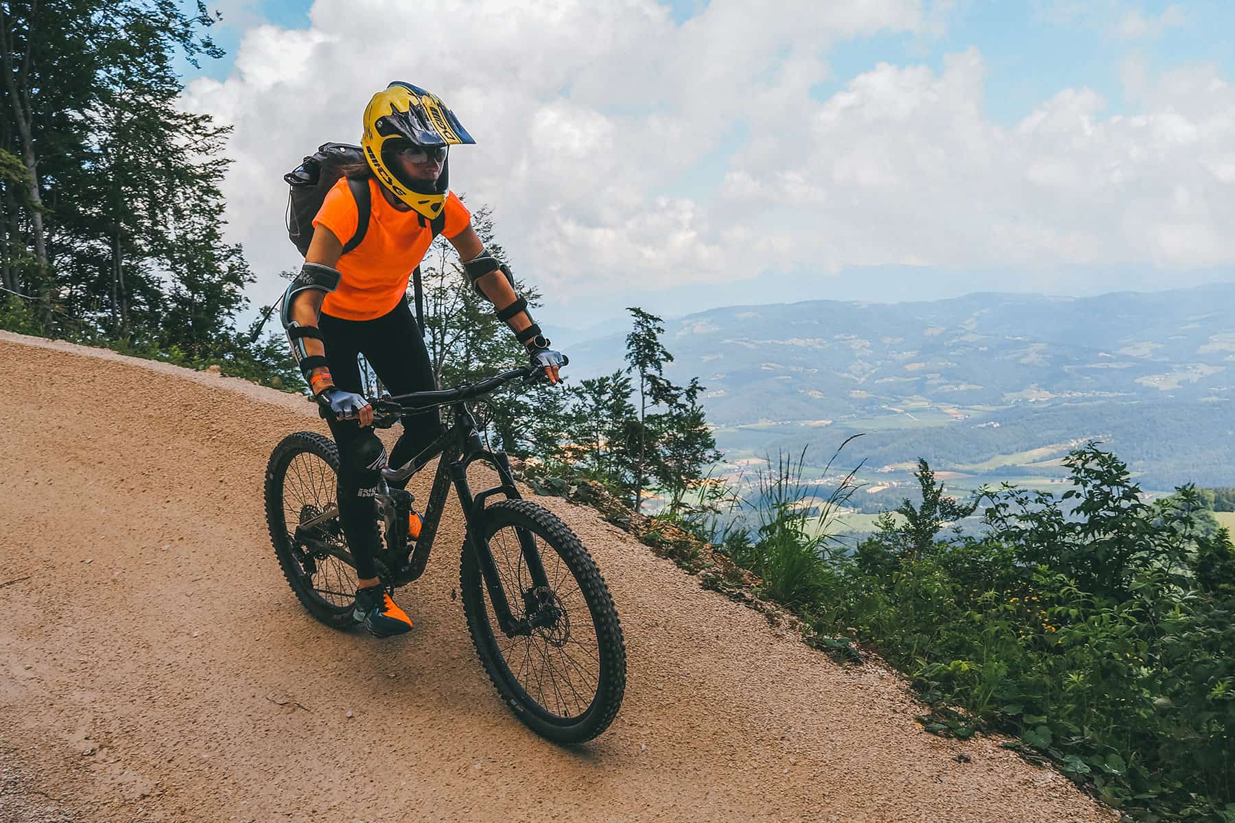 Mountainbike an der Petzen