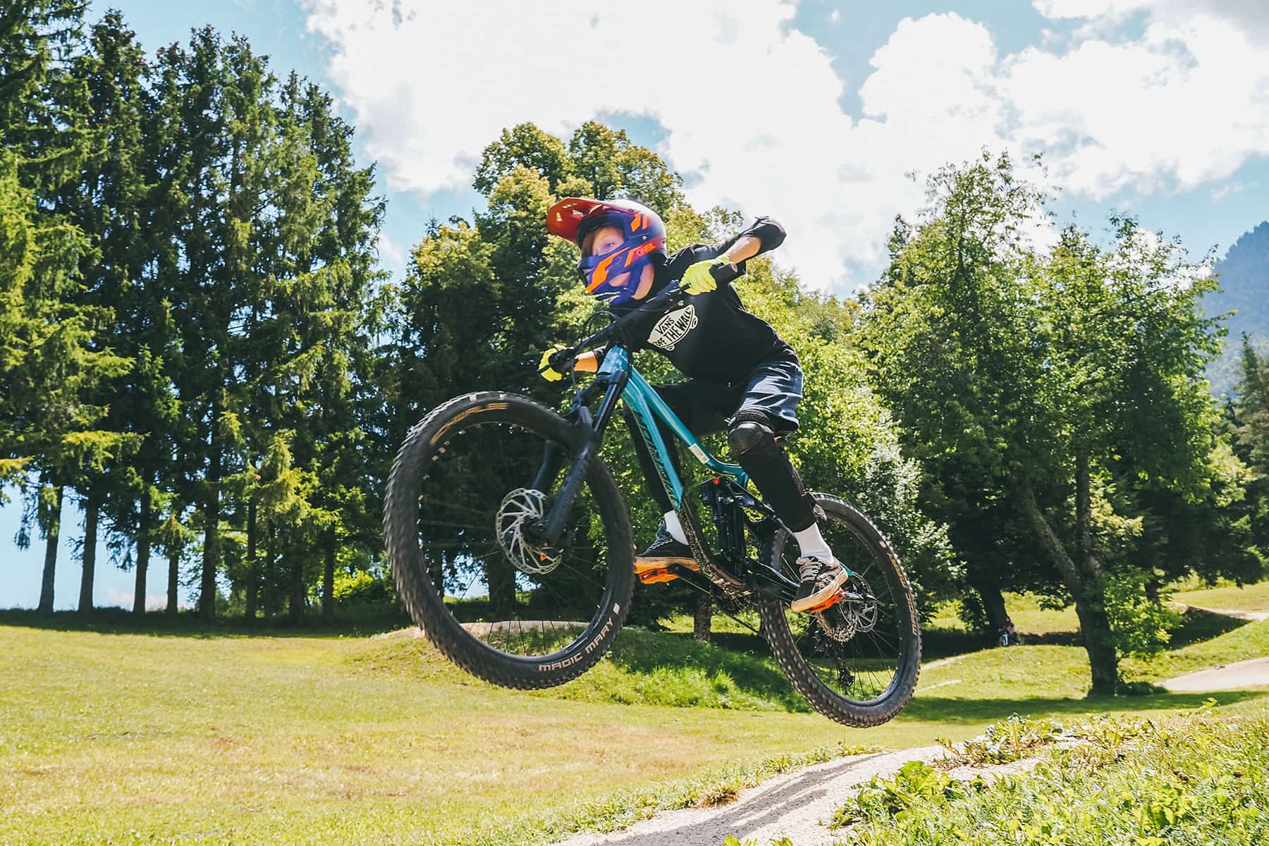 Mountainbike an der Petzen