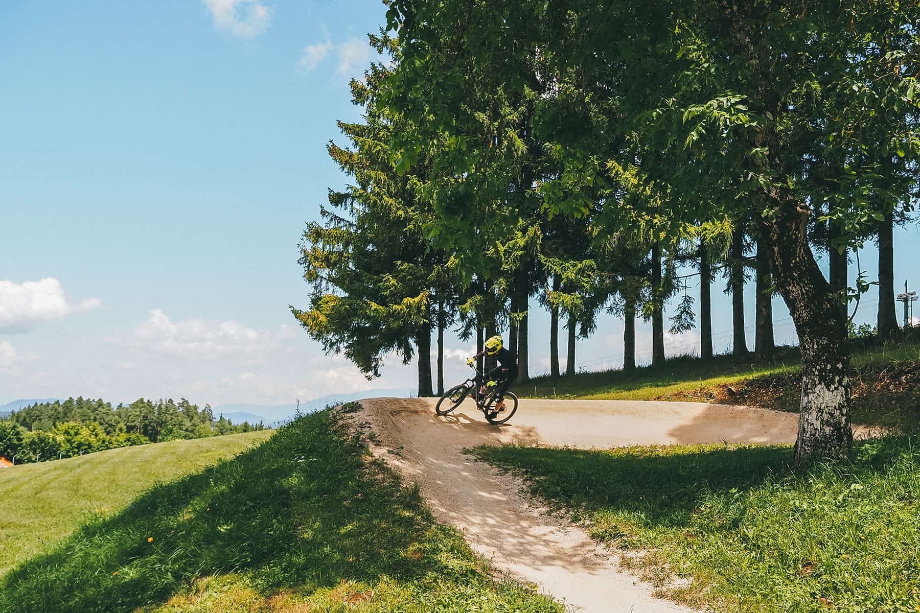Mountainbike an der Petzen