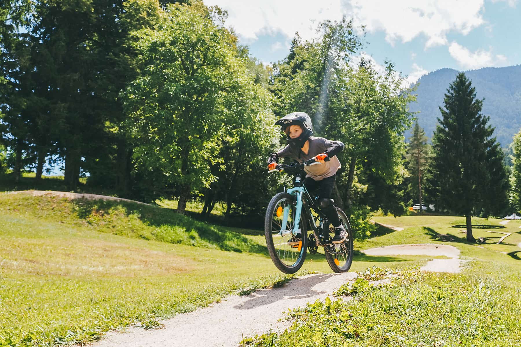 Mountainbike an der Petzen