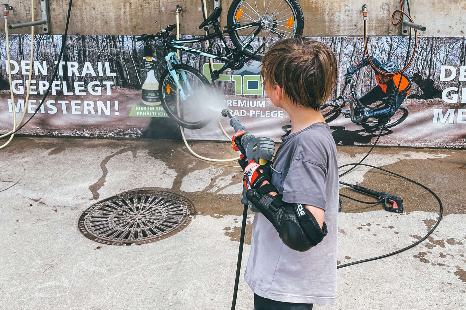 Mountainbike an der Petzen