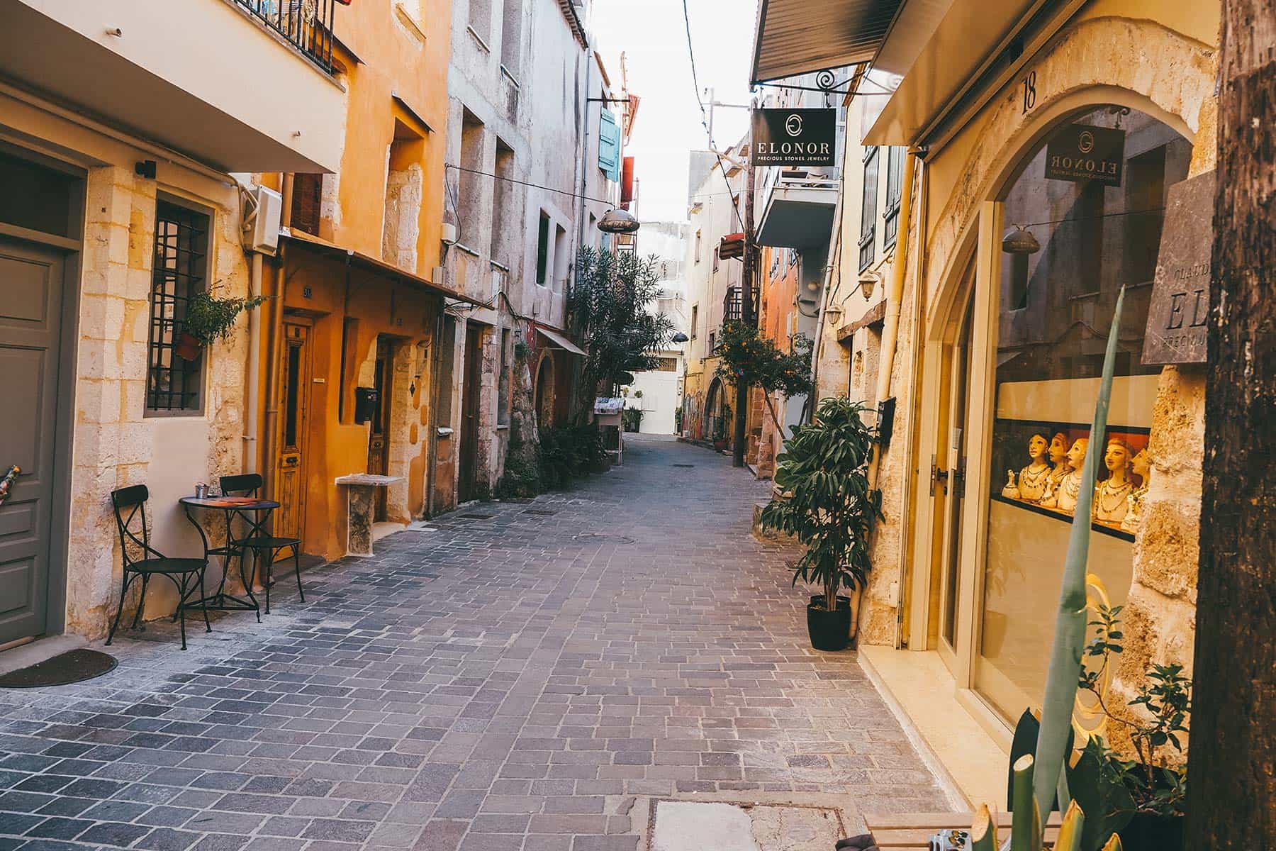 Hafenstadt Chania Kreta Griechenland