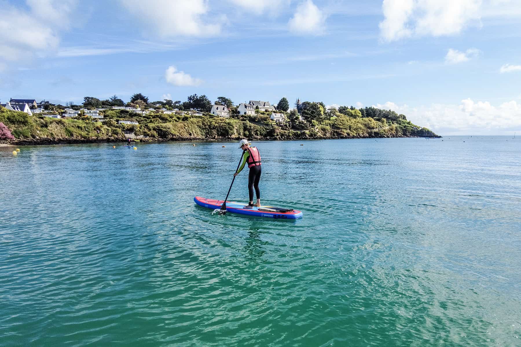 Austernfarm in Cancale in der Bretagne