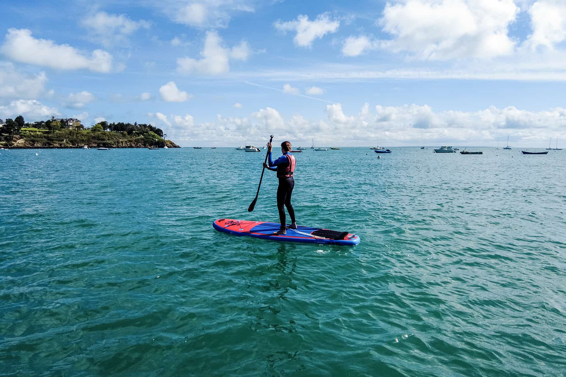 Stand Up Paddling in Cancale in der Bretagne