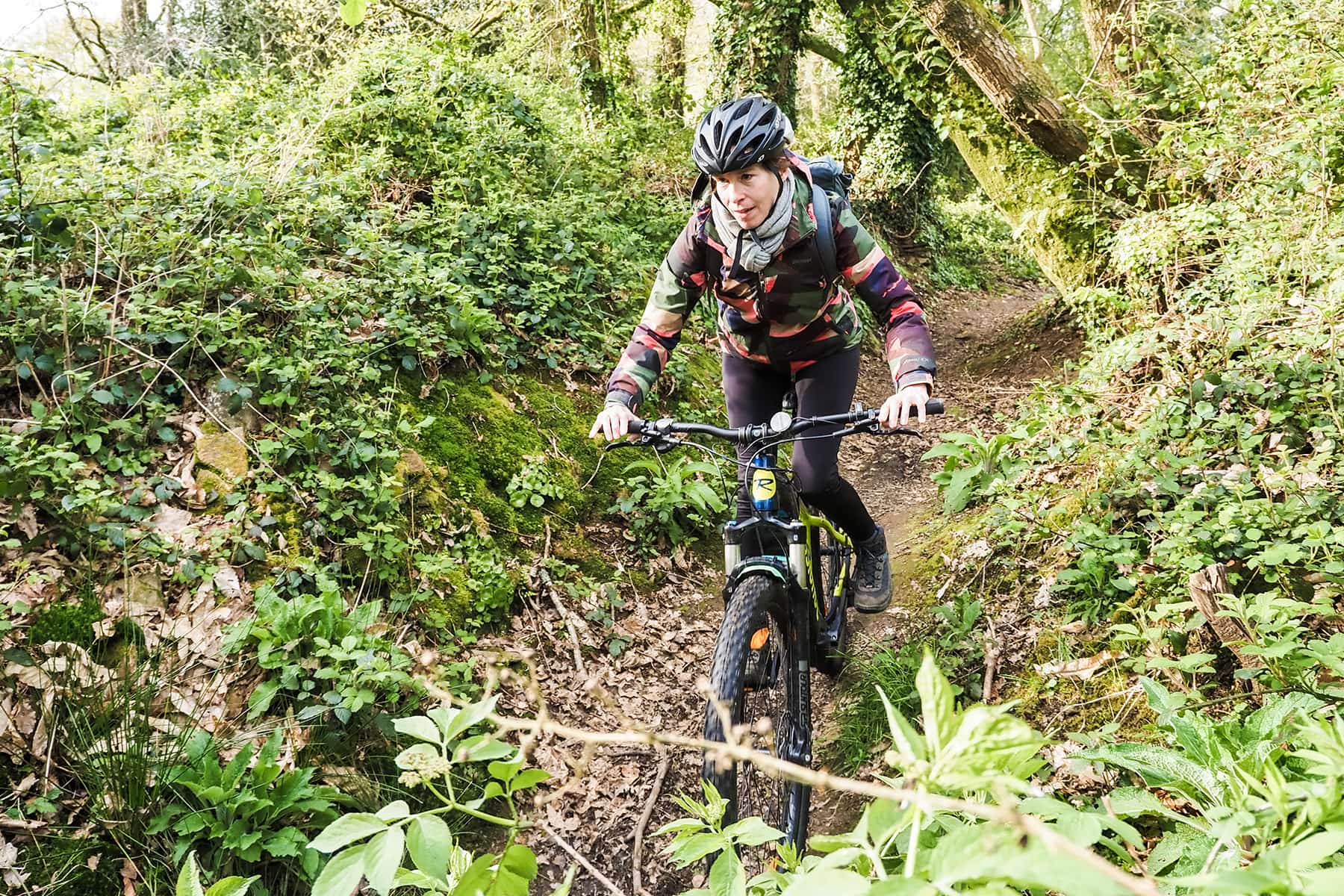 Mountainbike in der Bretagne