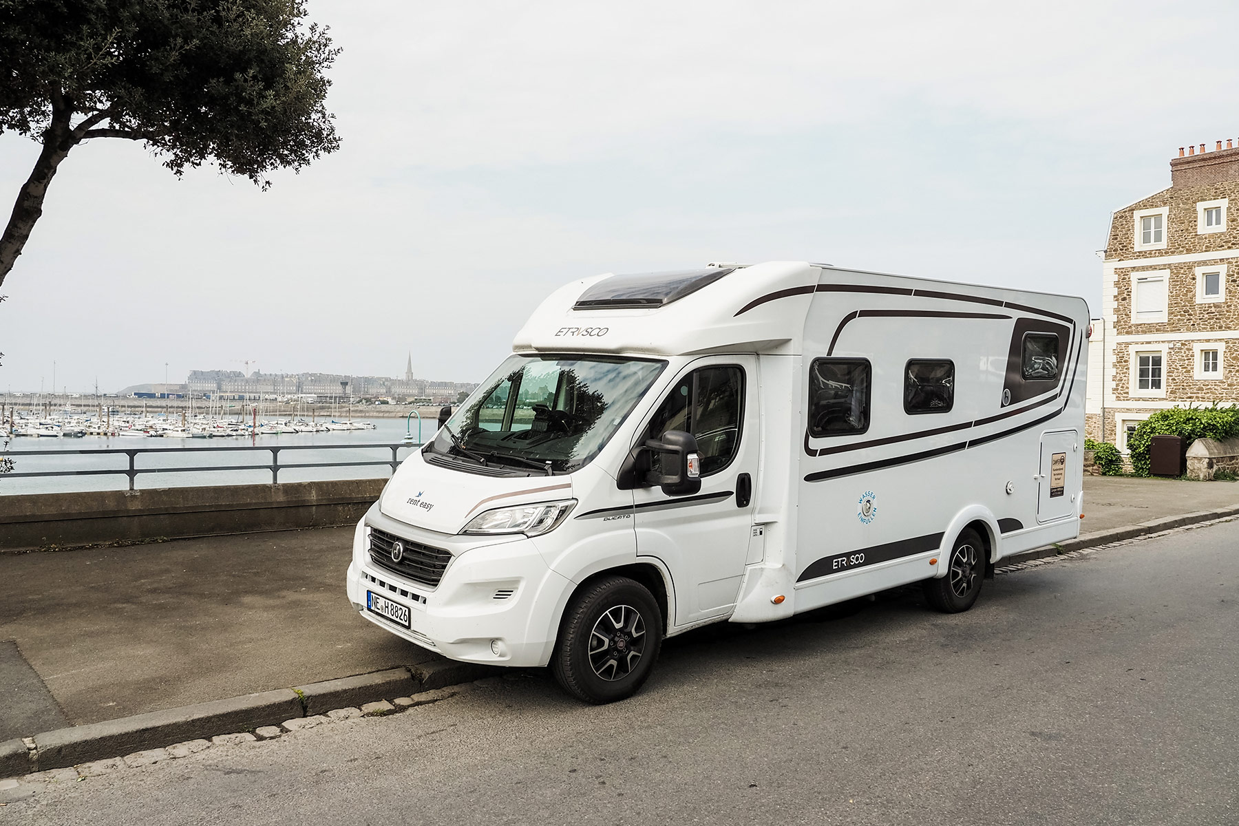 Unser Wohnmobil in Saint-Malo