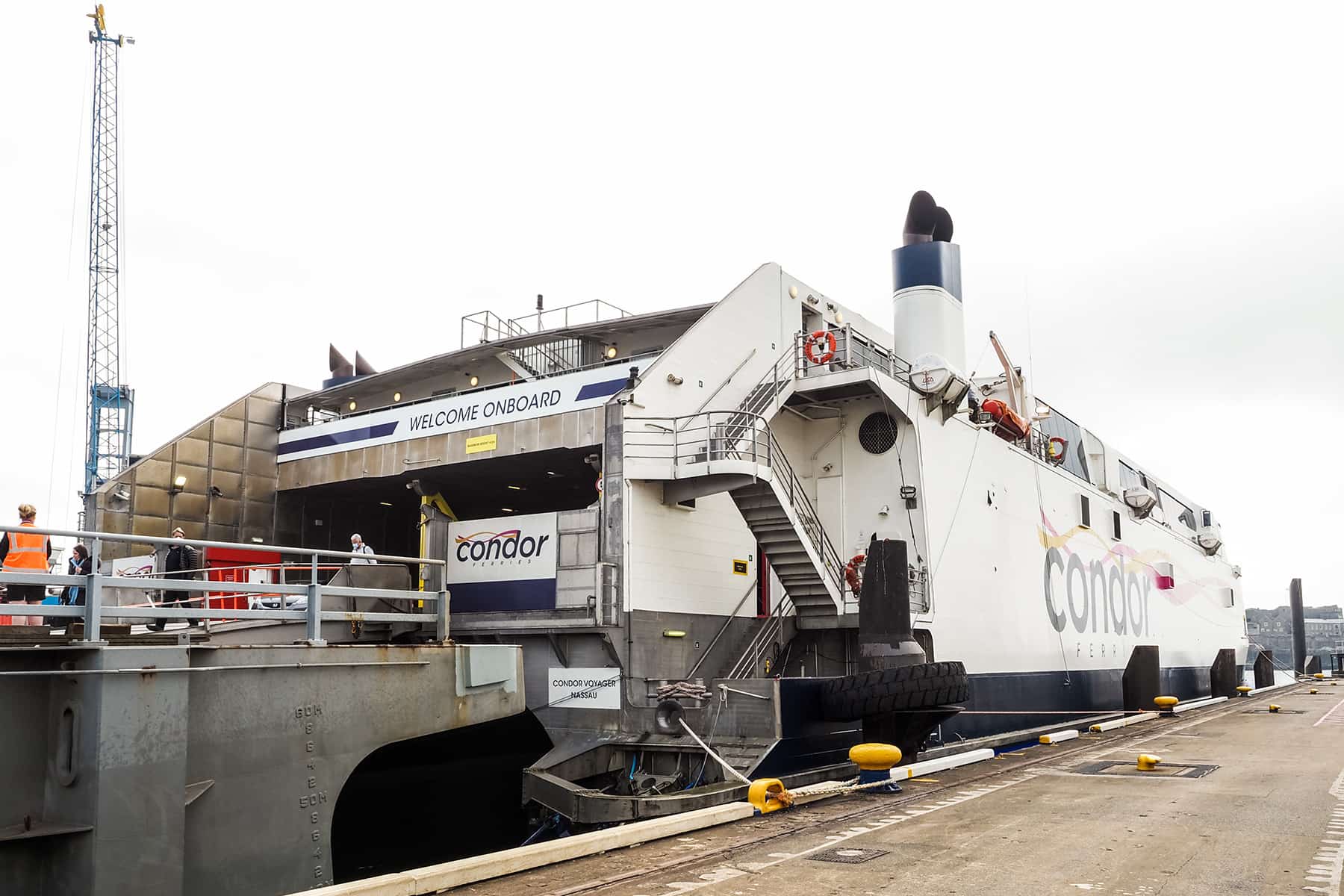 Fährfahrt nach Guernsey