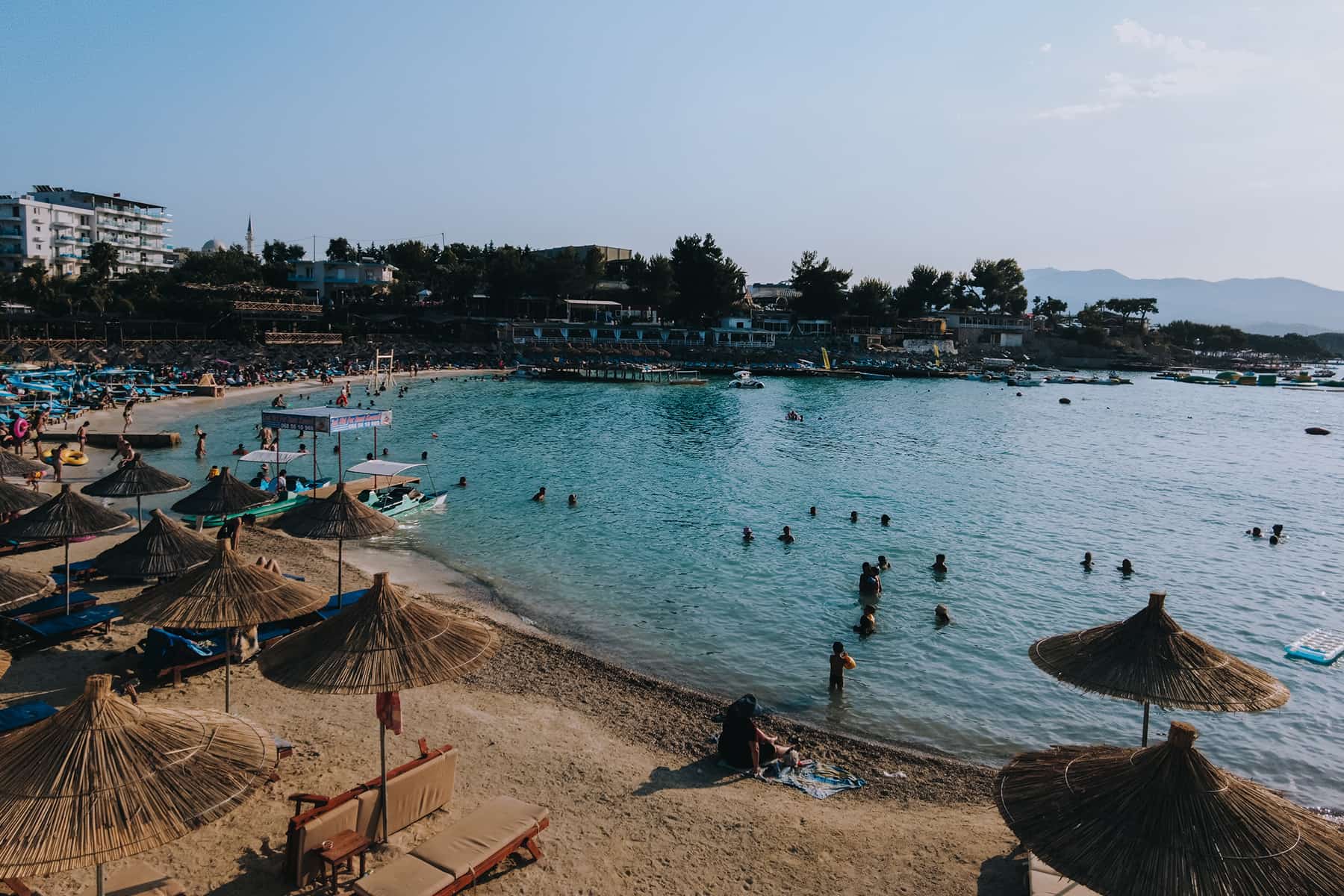 Beachlife in Ksamil in Albanien
