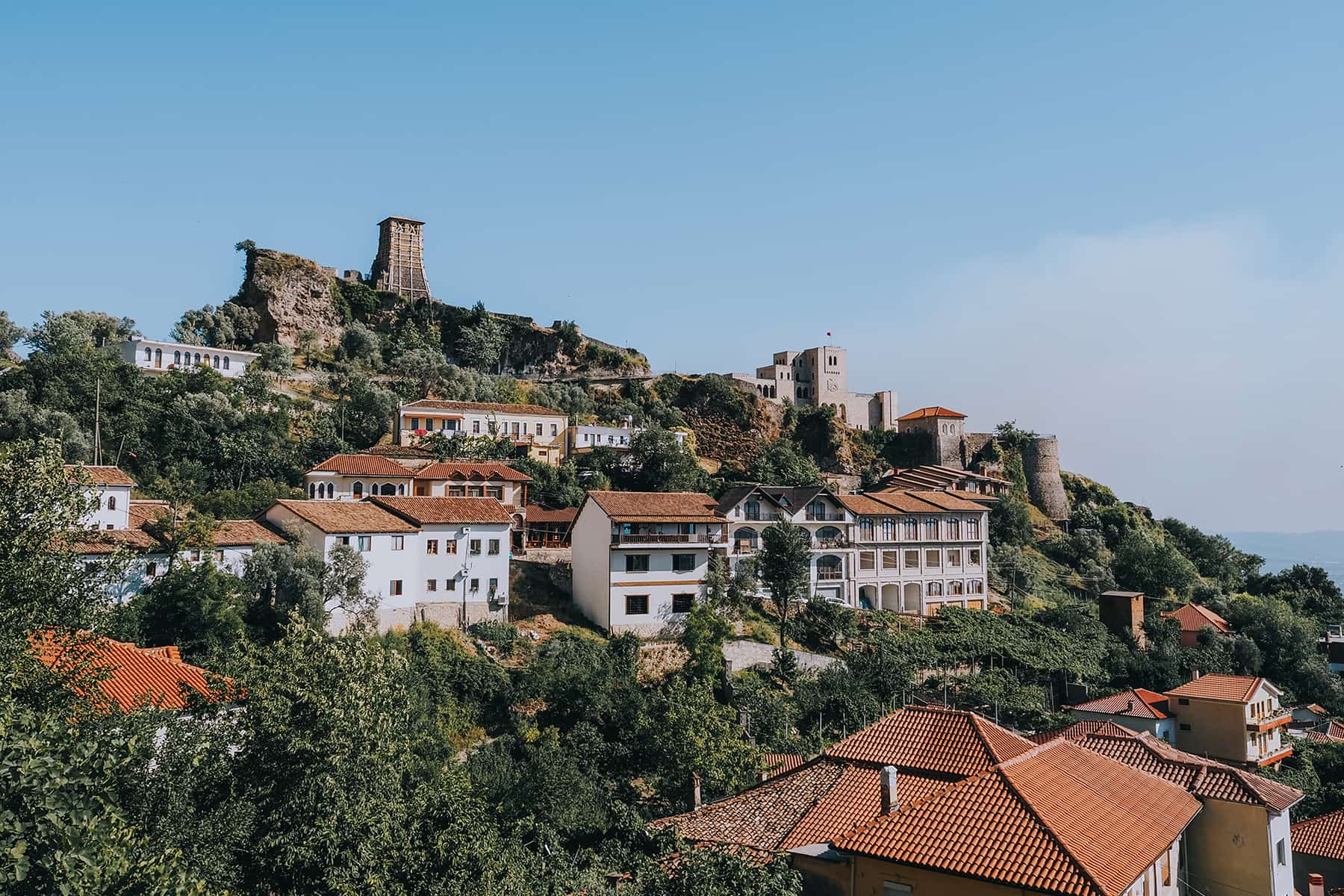 Die Burg von Kruja in Albanien