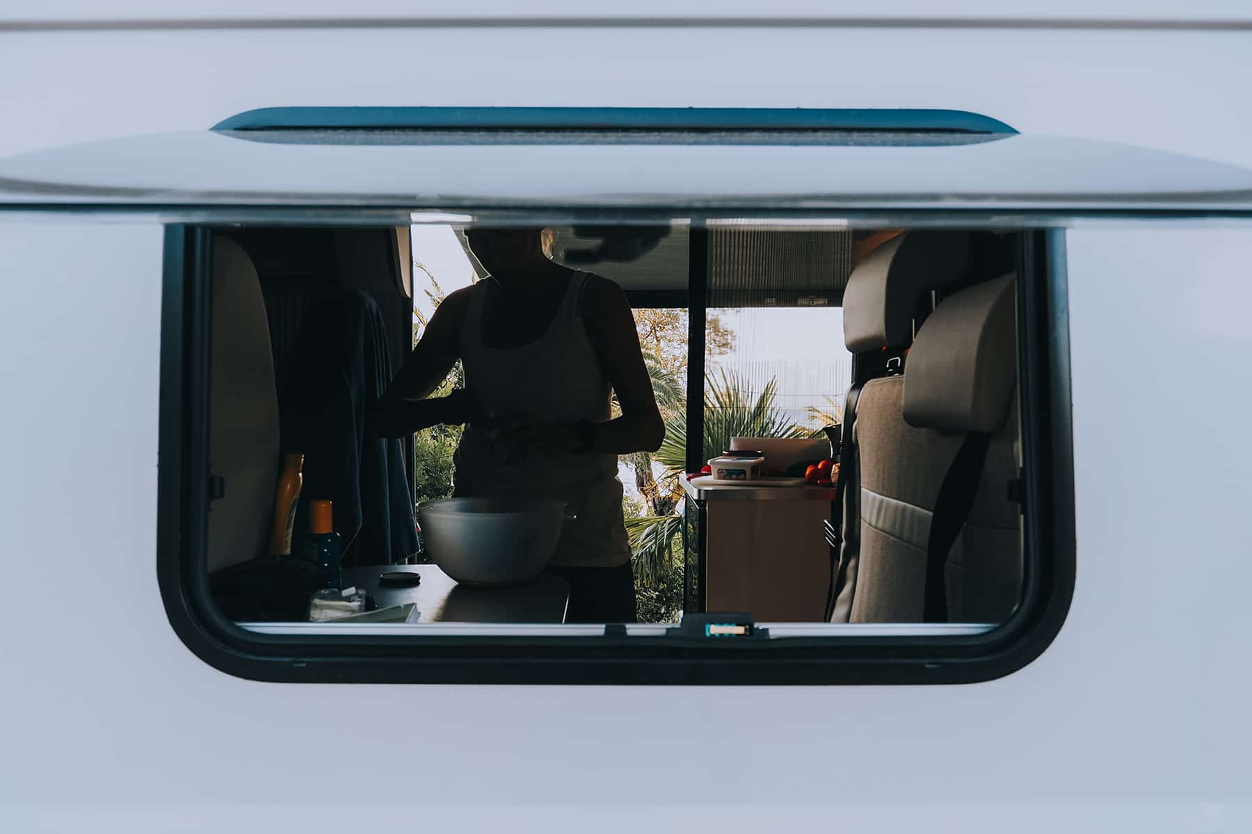 Campervan in Dalmatien in Kroatien