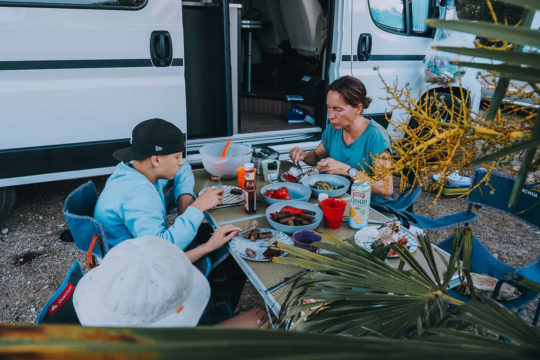 Campervan in Dalmatien in Kroatien