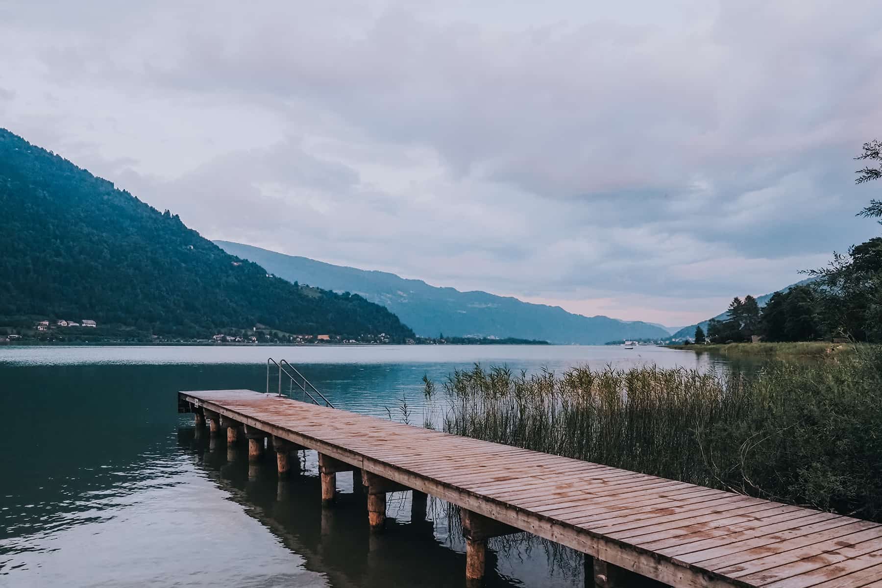 Ossiacher See in Österreich