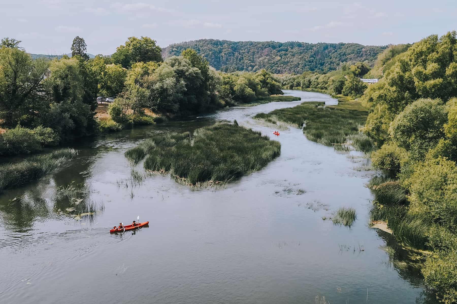 Kajakfahren auf der Saar