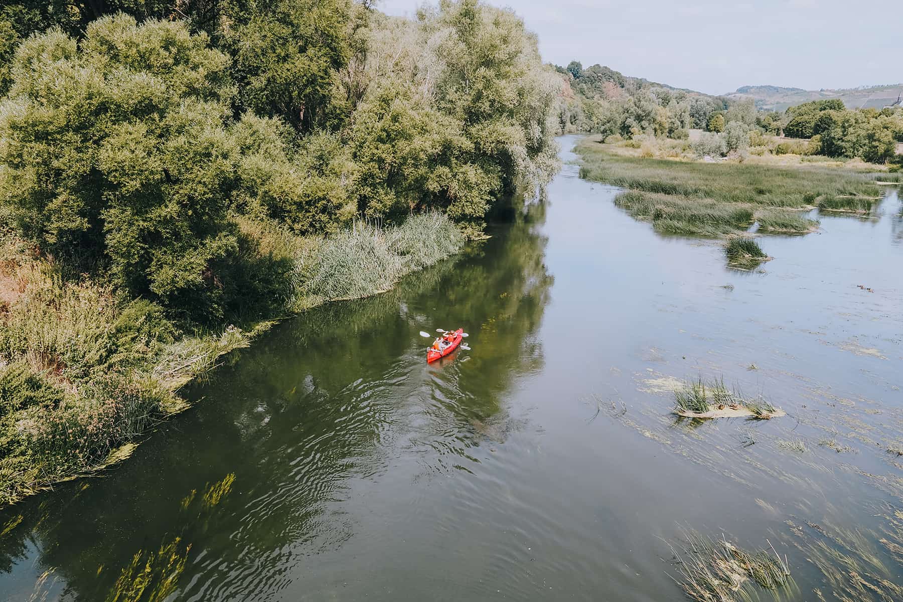Kajakfahren auf der Saar