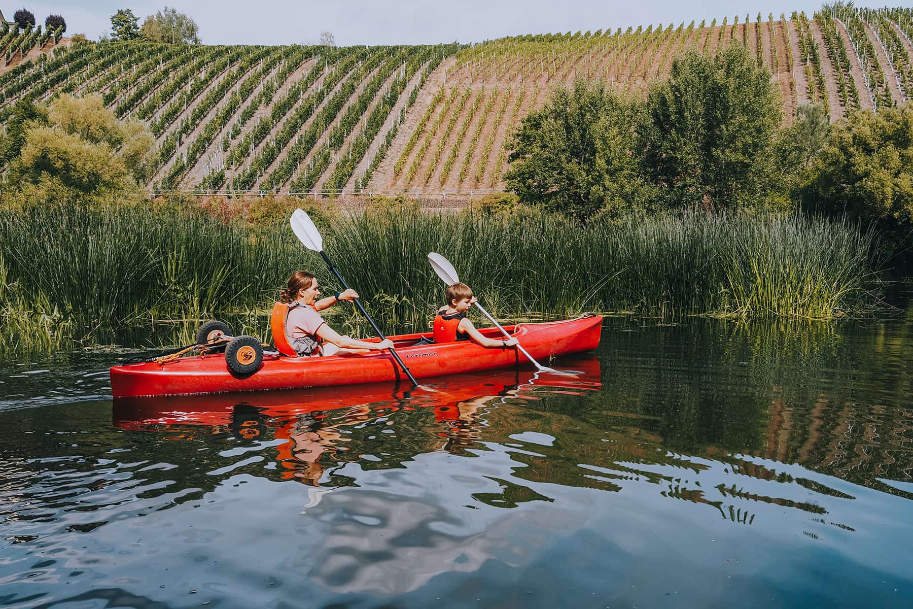 Kajak-Tour auf der Safari
