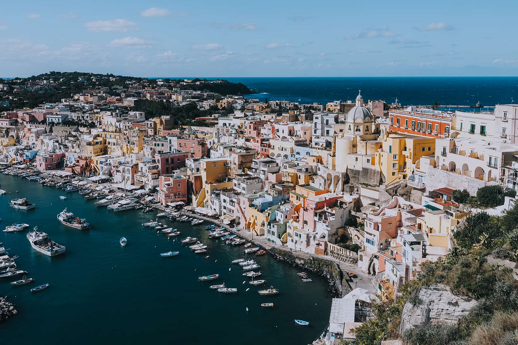 Blick auf Corricella