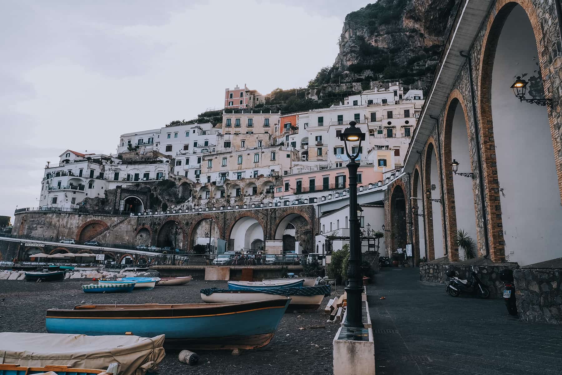 Atrani an der Amalfiküste in Italien