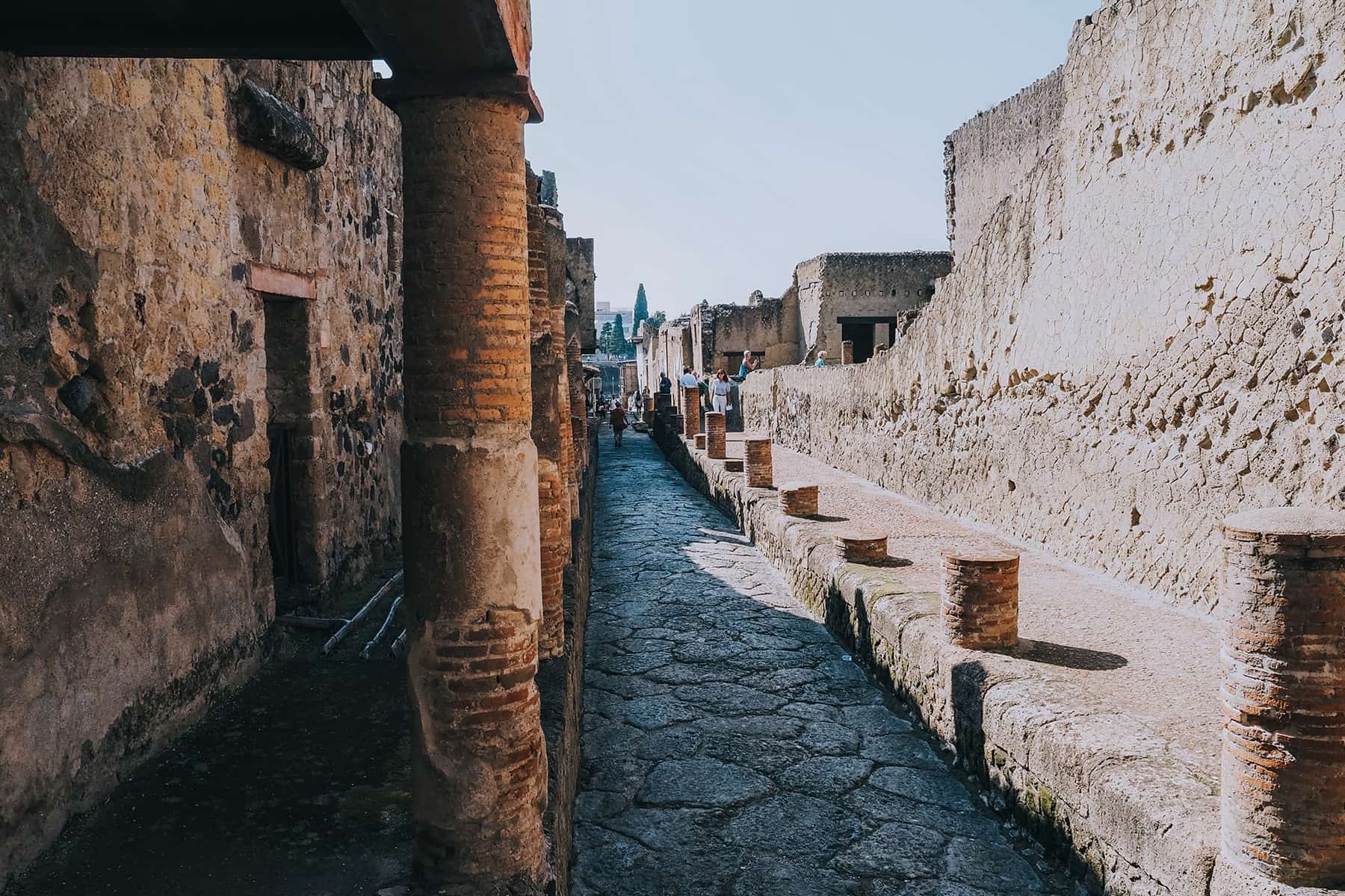 Straße in Herculaneum
