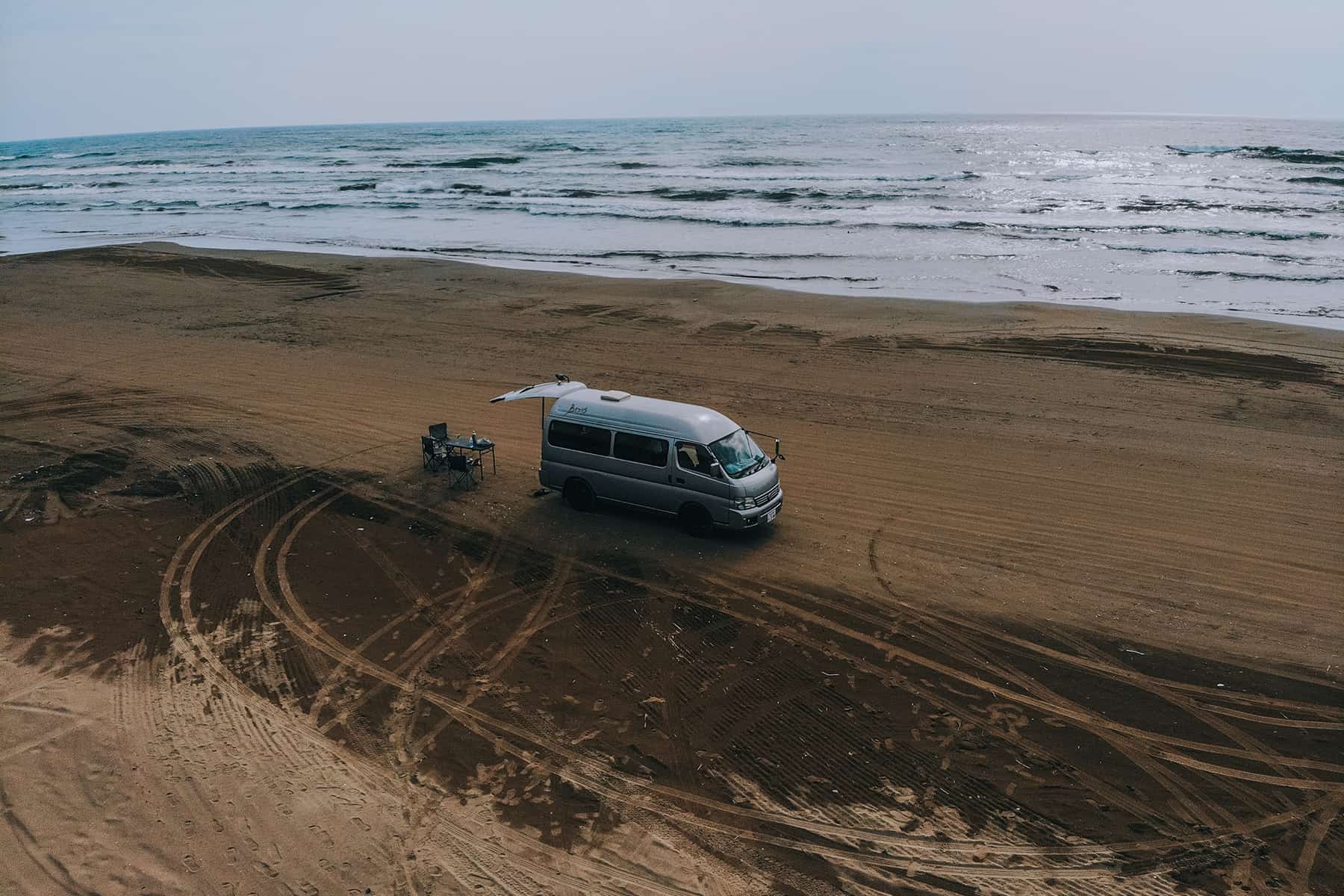 Chirihama Beach in Japan