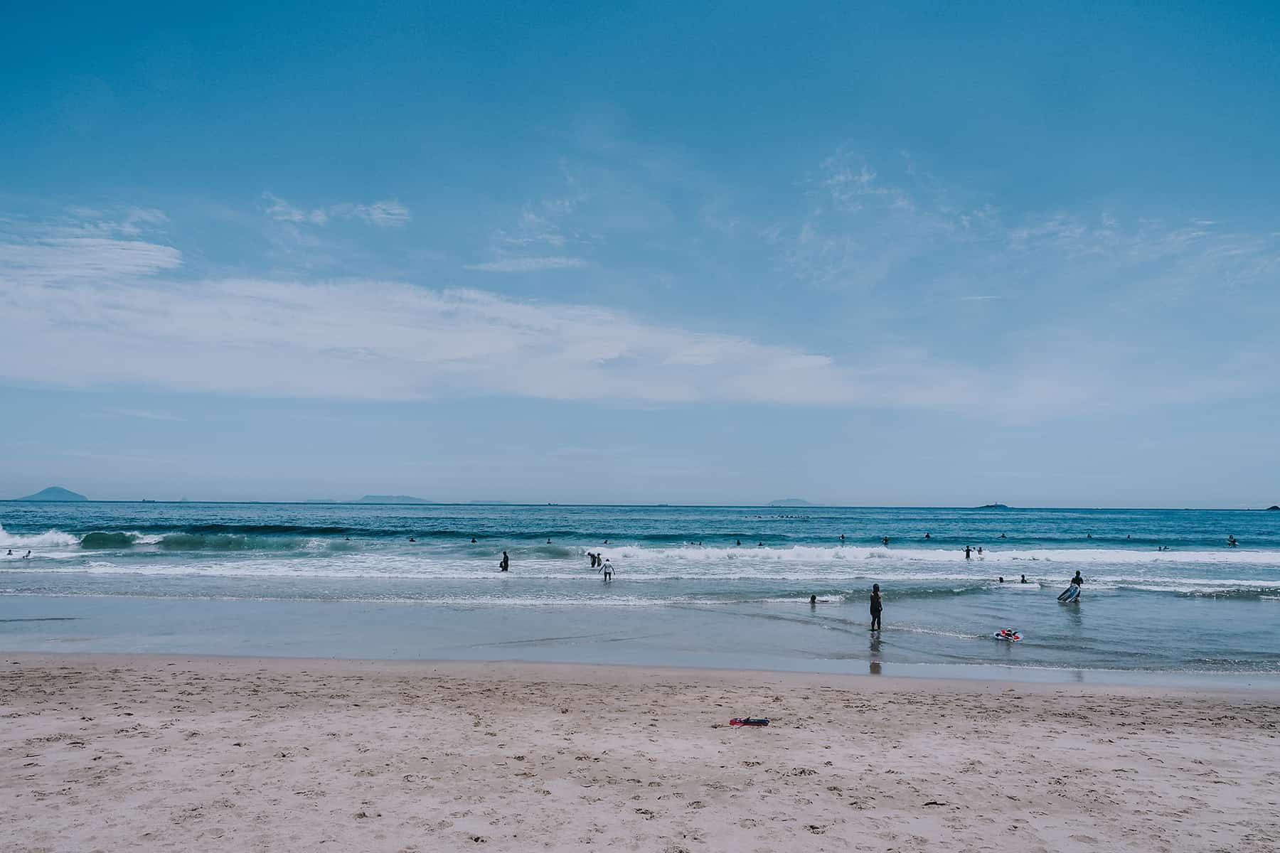 Chirihama Beach in Japan