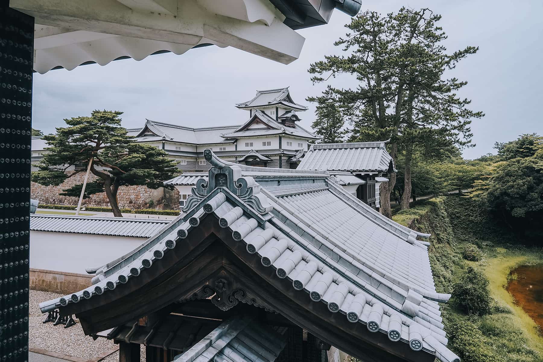 Burg von Kanazawa in Japan