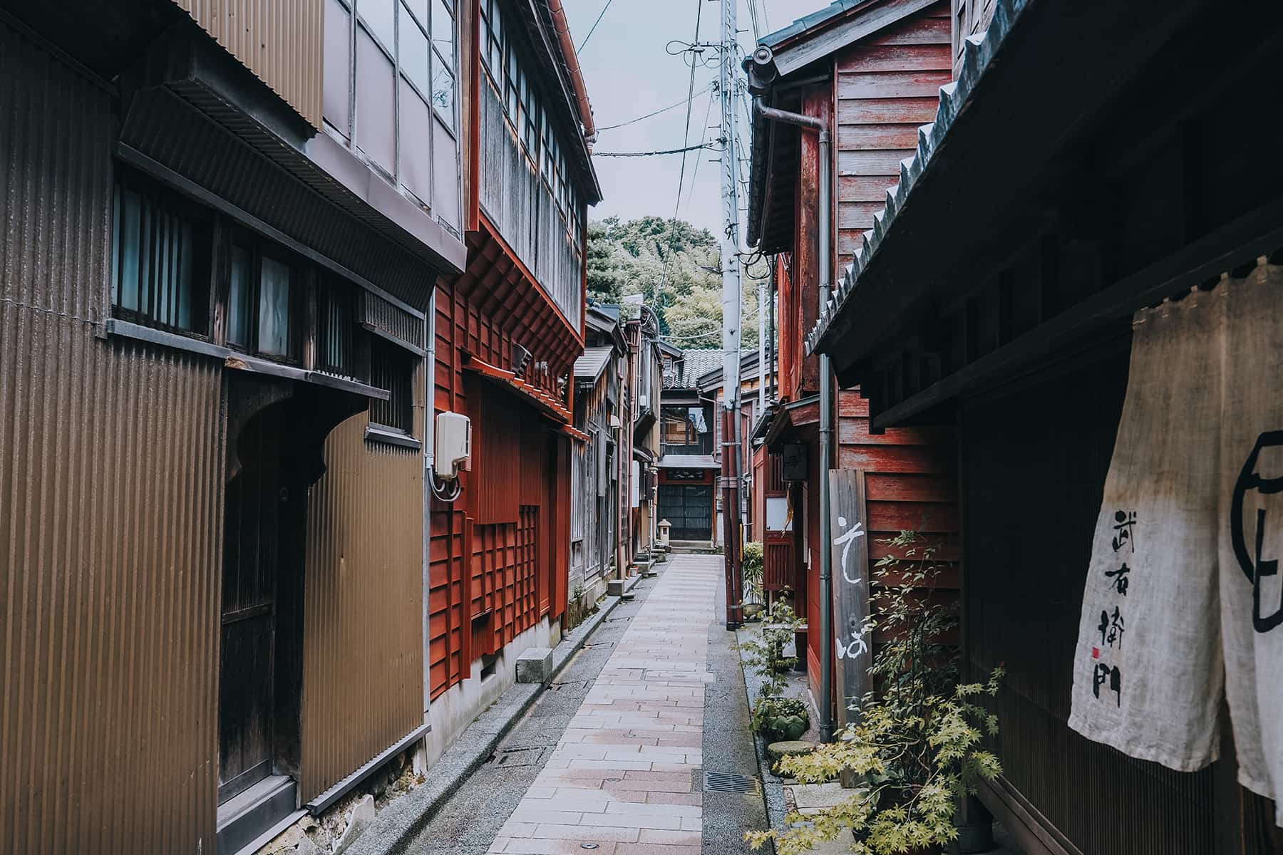 Altstadt von Kanazawa in Japan
