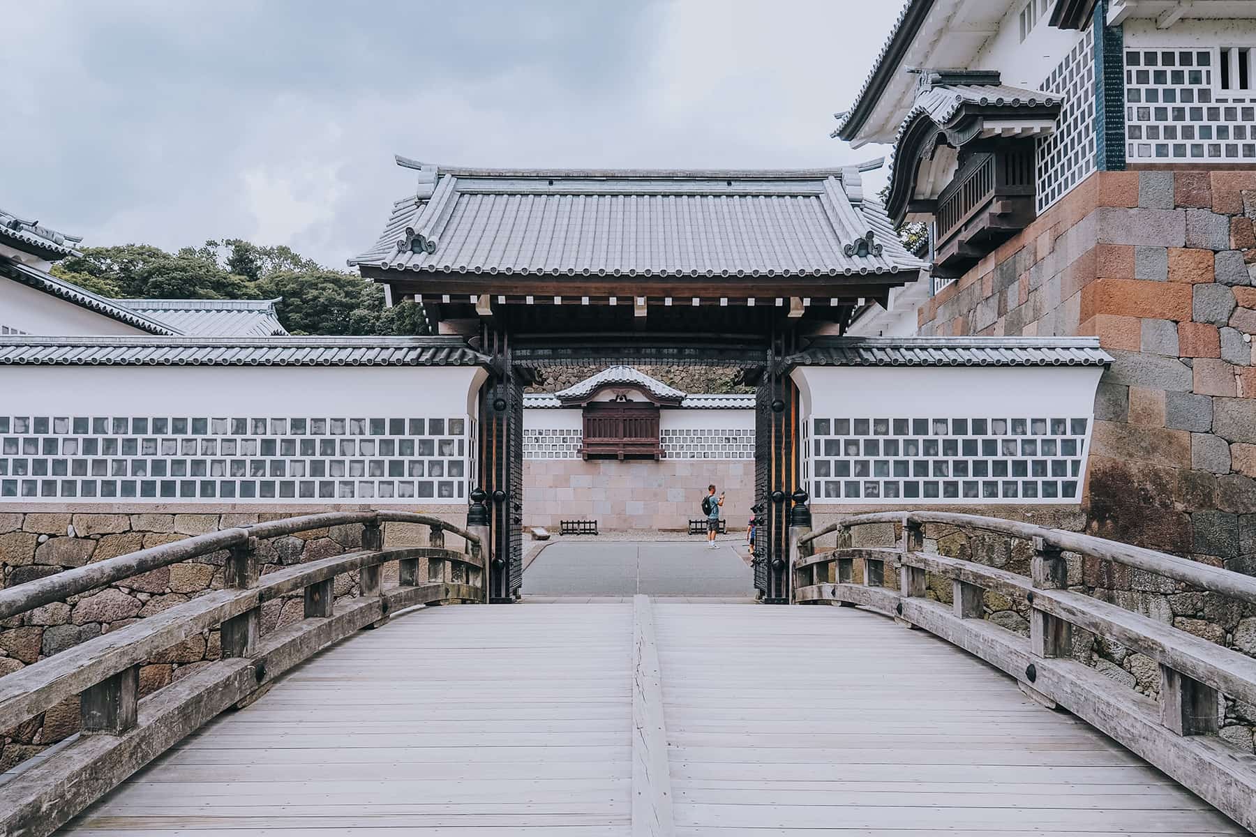 Burg von Kanazawa in Japan