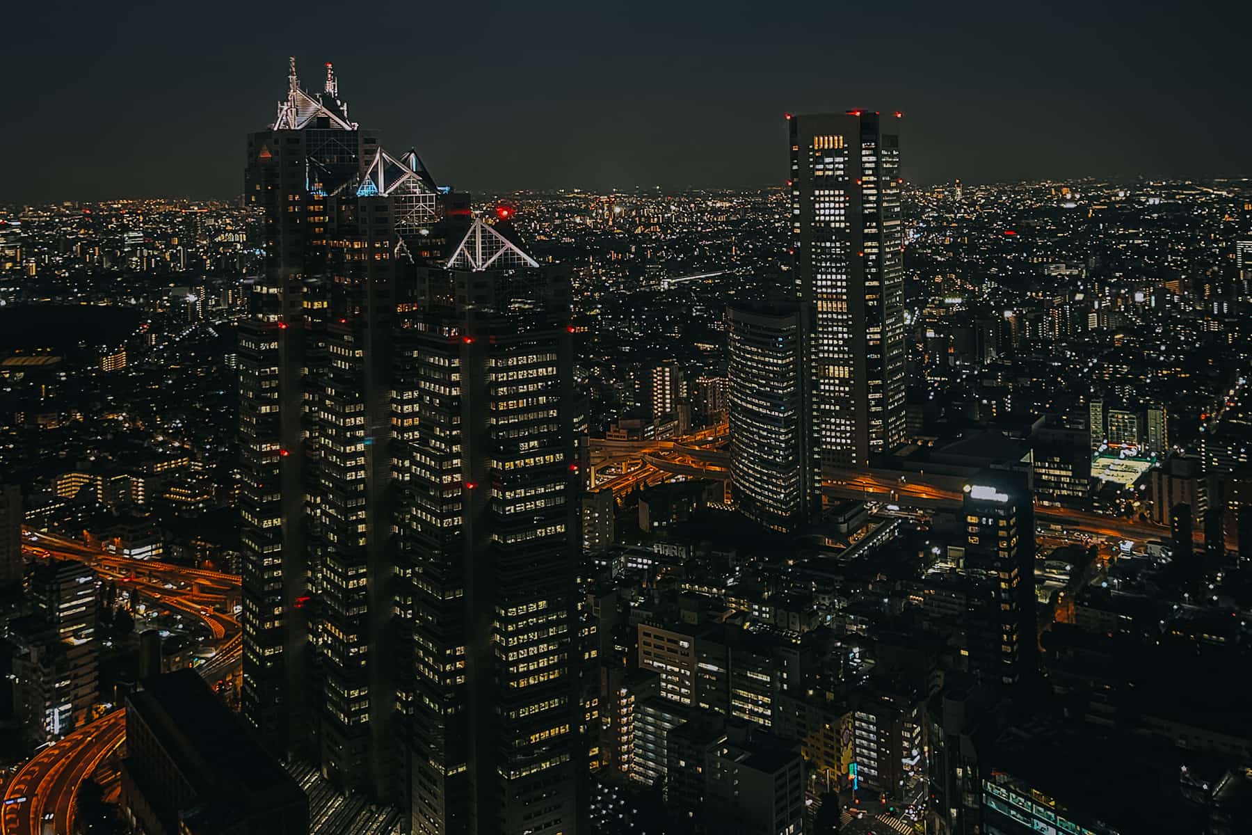 Tokio bei Nacht