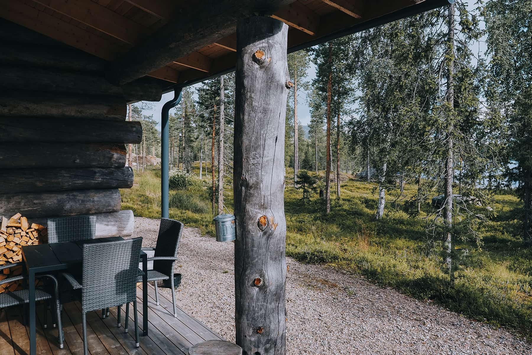Blockhaus in Finnland