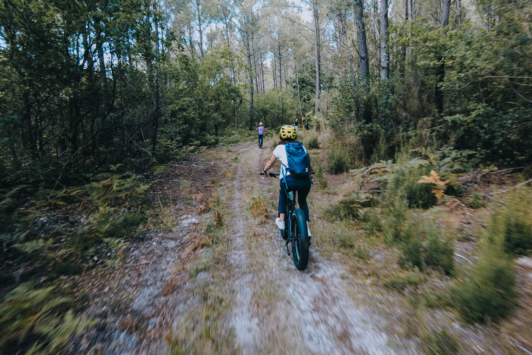 Fatbike in Lacanau in Frankreich