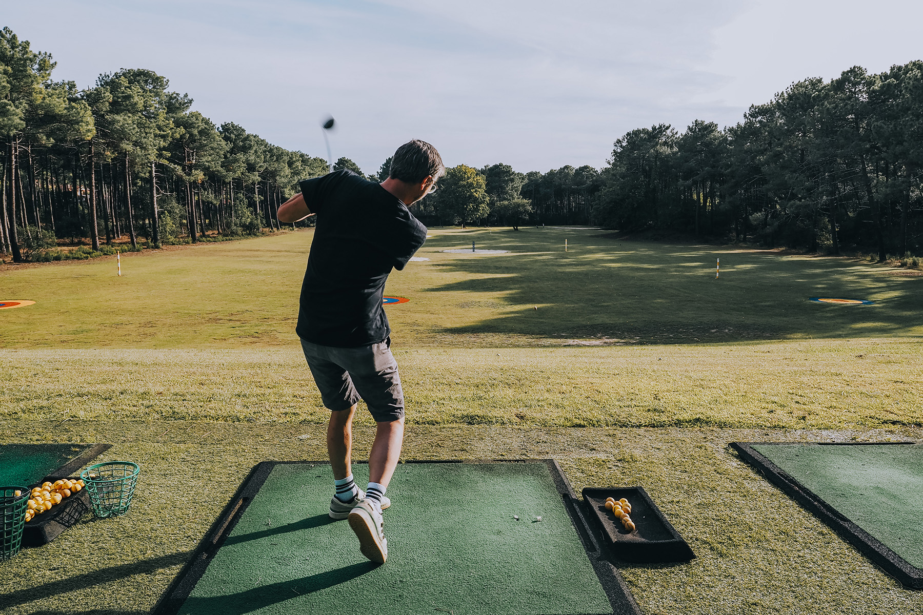 Golfen in Lacanau in Frankreich
