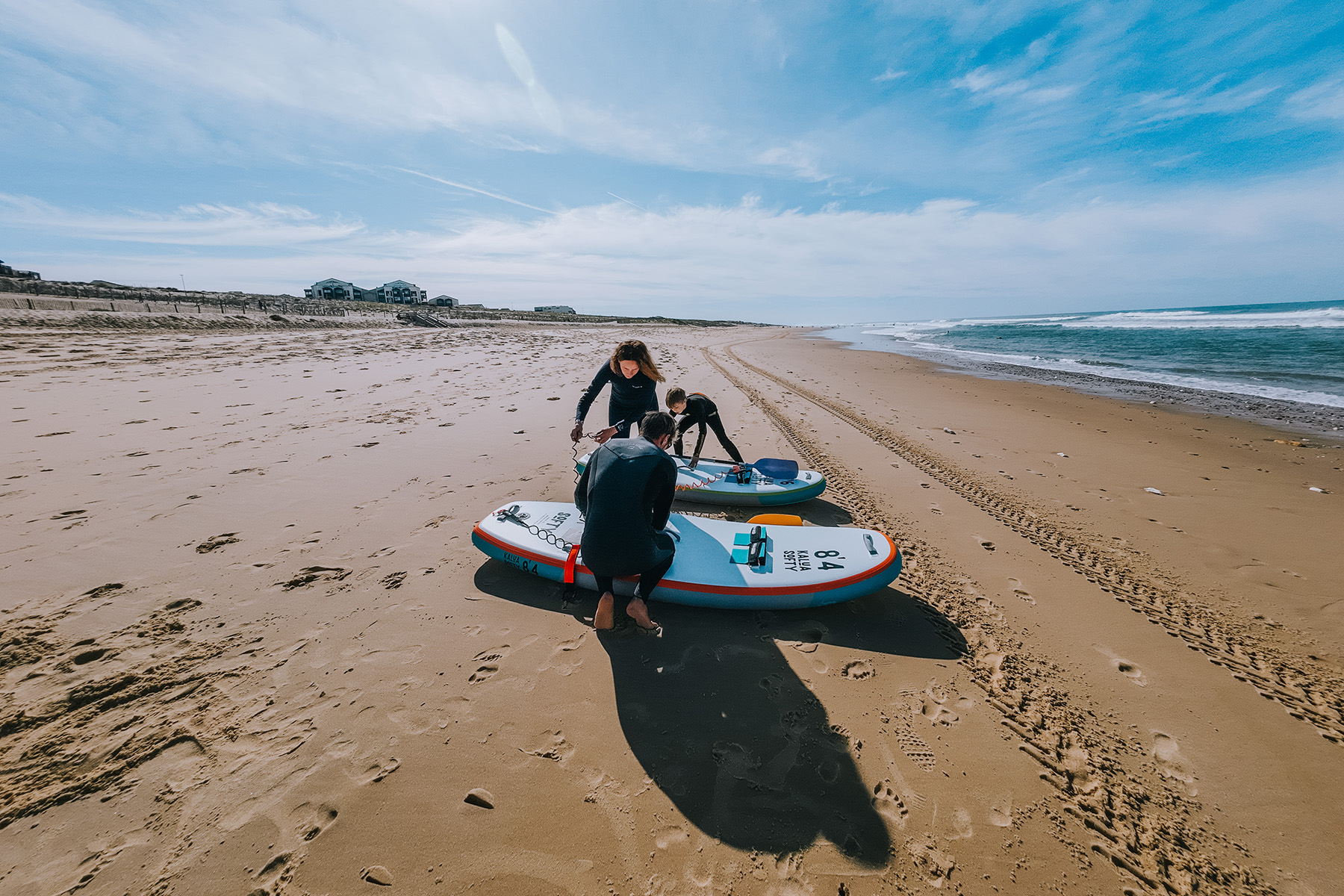 Wave Ski in Lacanau Frankreich