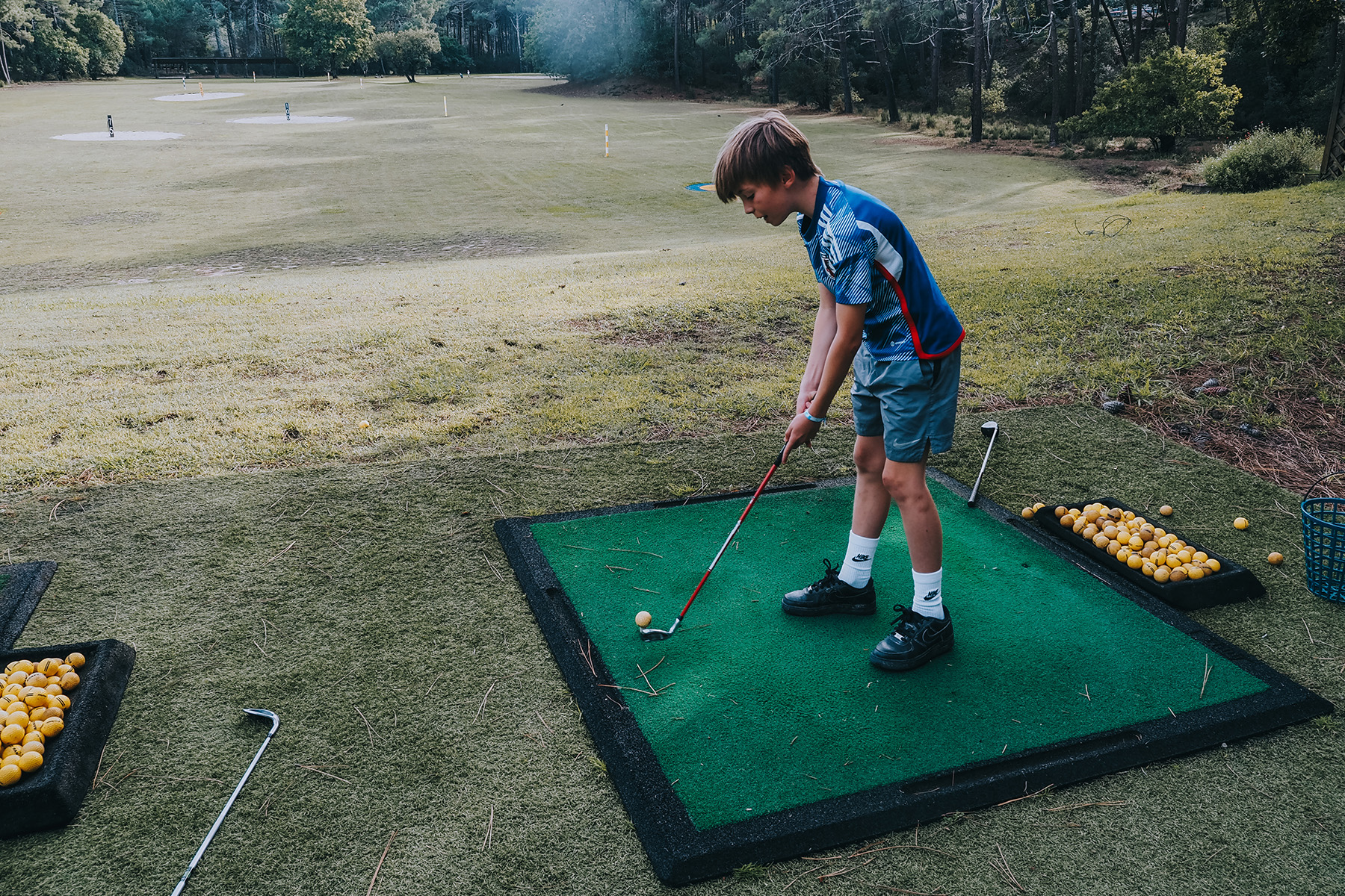 Golfen in Lacanau in Frankreich
