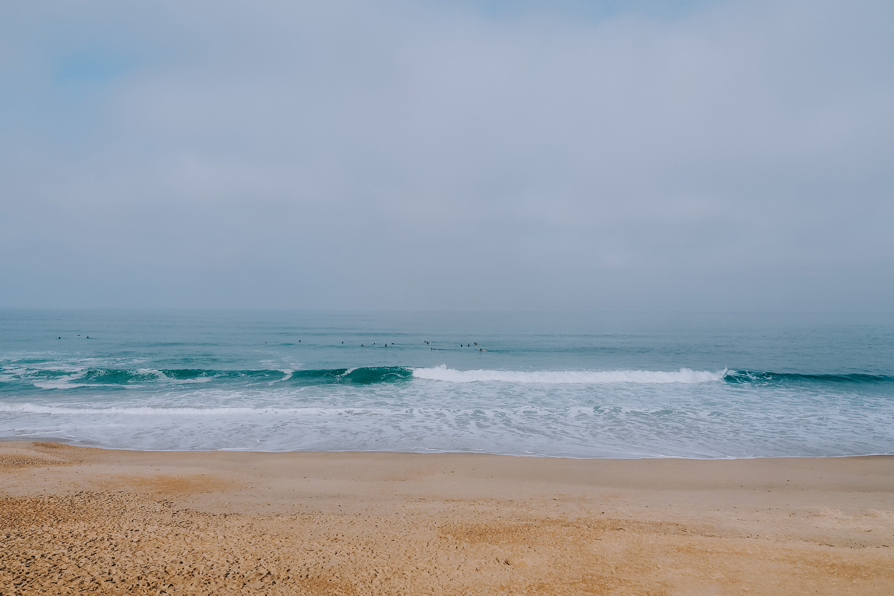 Surfer in Anglet in Frankreich