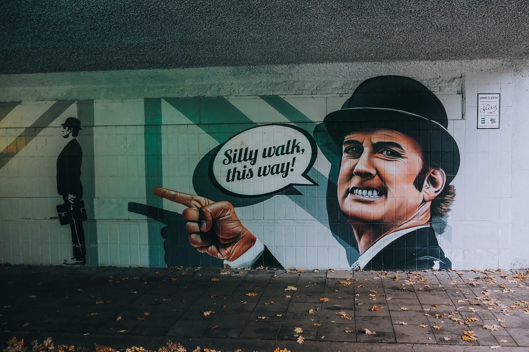 Silly Walk Tunnel in Eindhoven