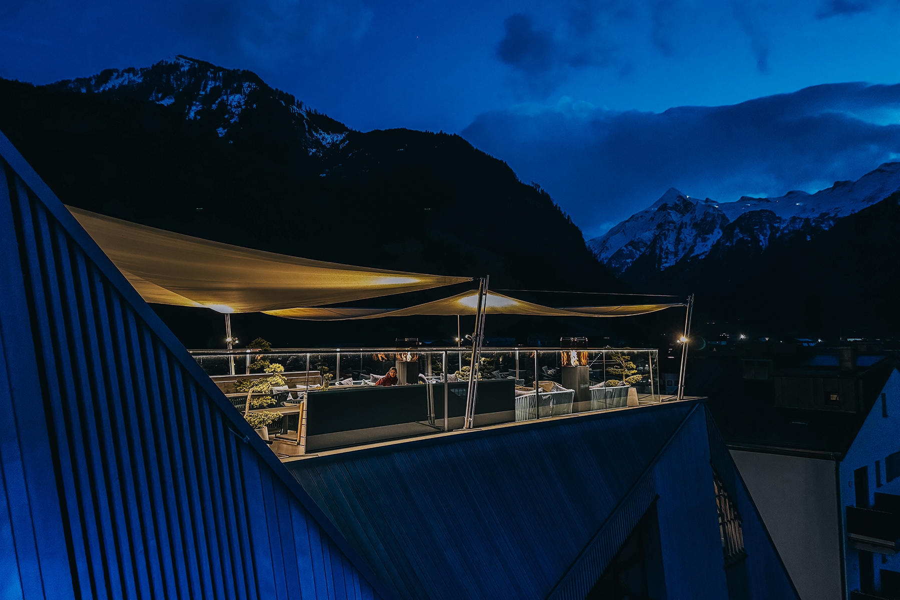 Rooftop-Terrasse des Restaurant Weitblick