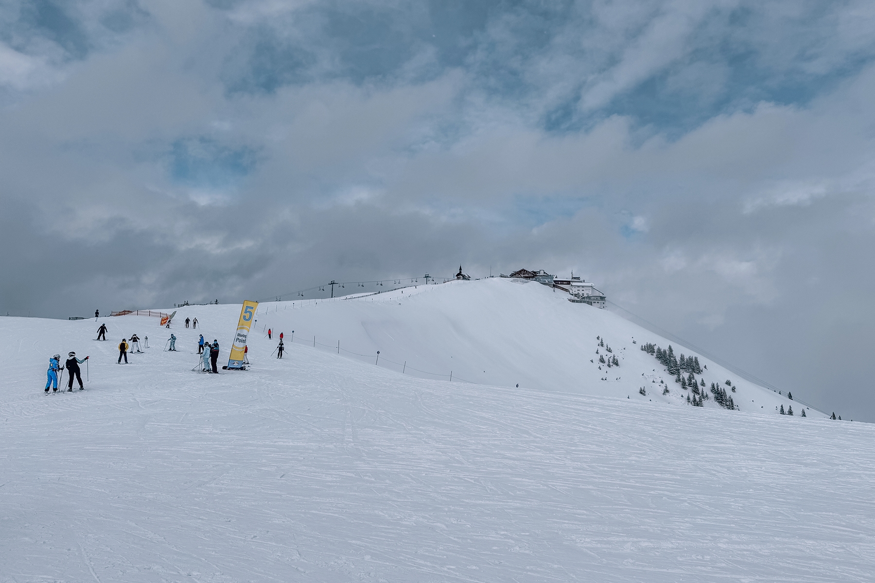 Skifahren auf der Schmittenhöhe in Zell am See in Österreich