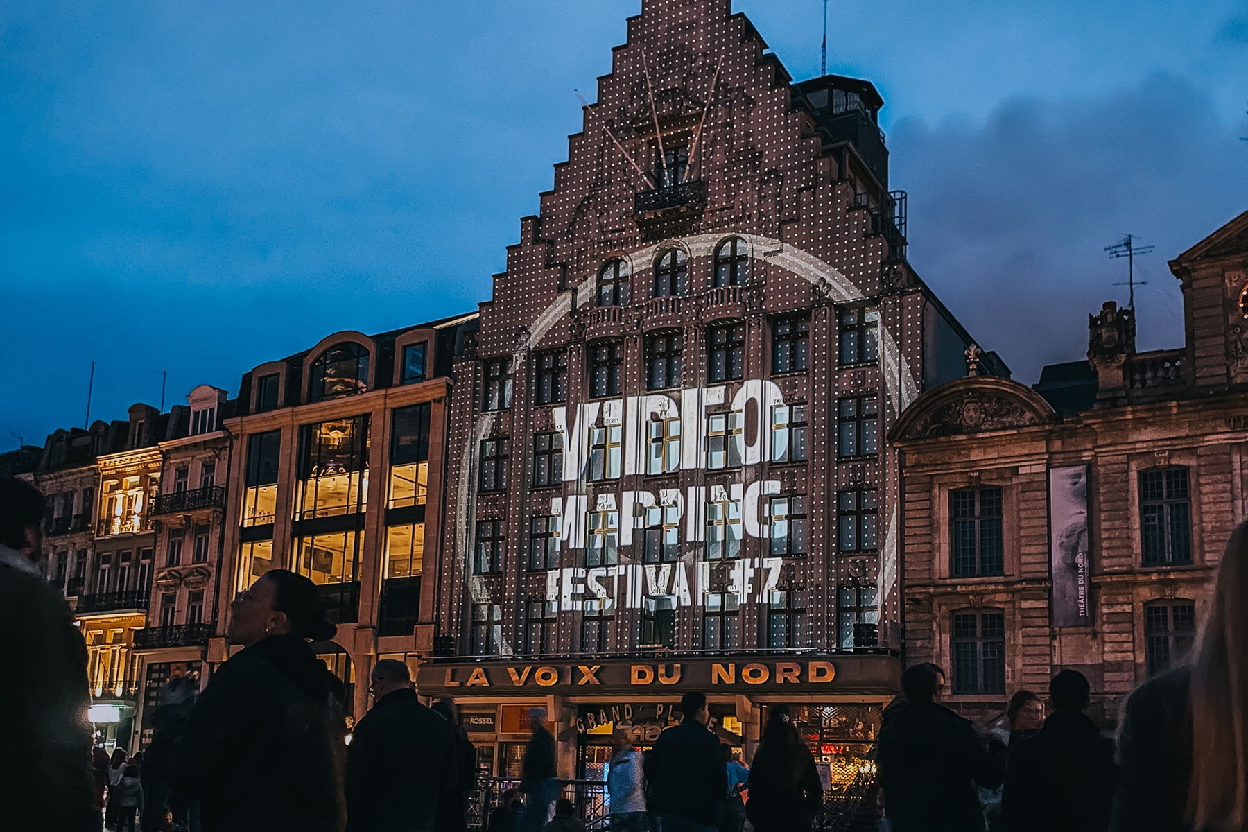 Video Mapping Festival in Lille in Frankreich