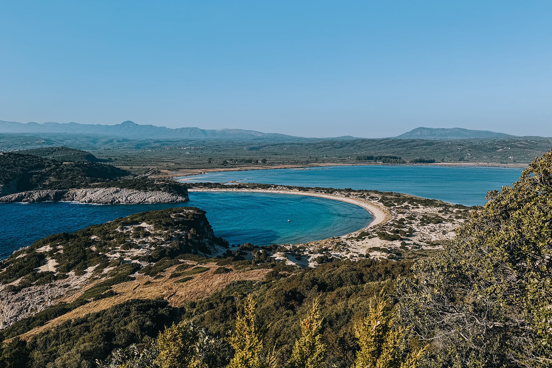 Voidokilia Strand Peloponnes Griechenland