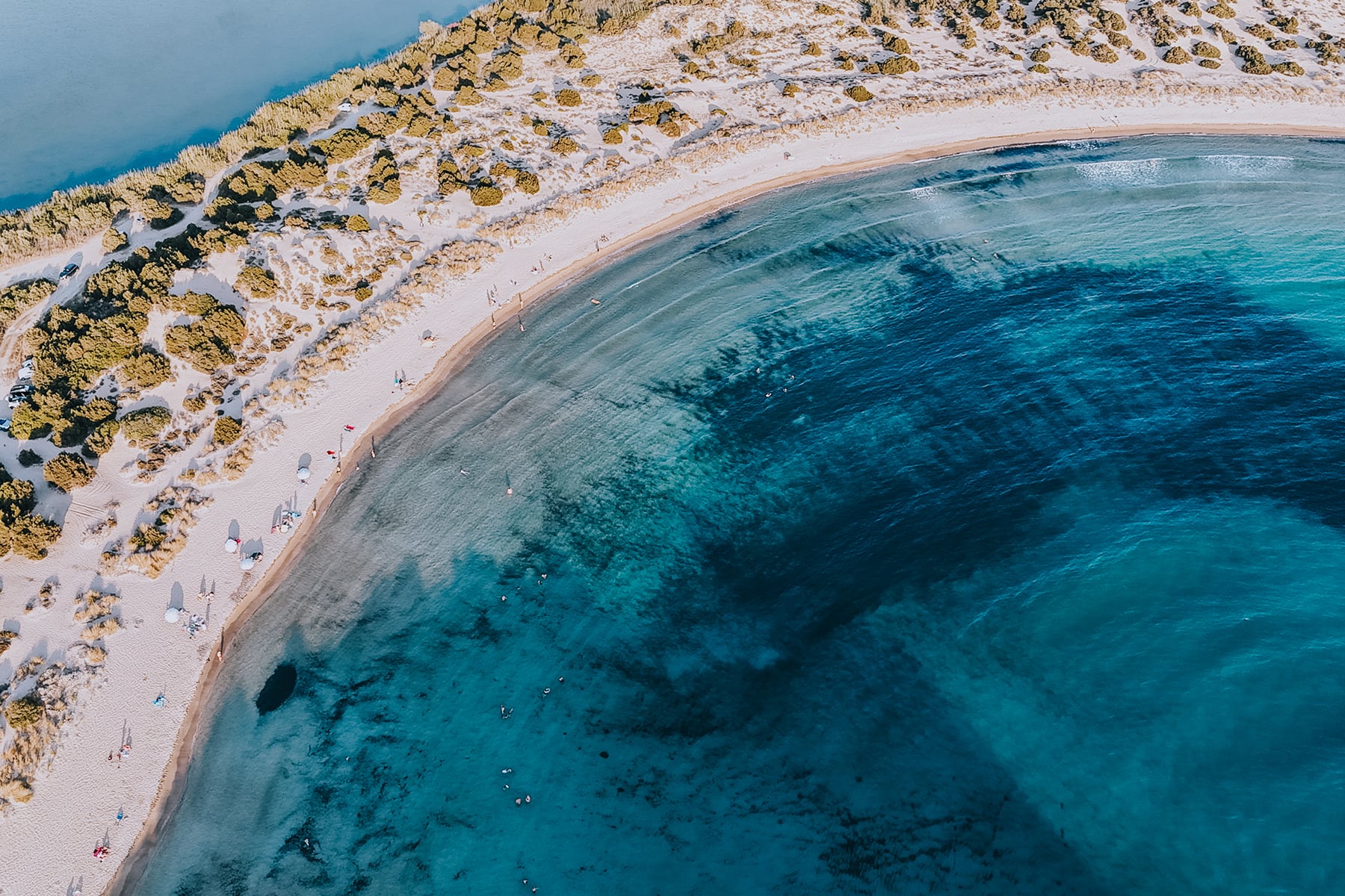 Voidokilia Strand Peloponnes Griechenland