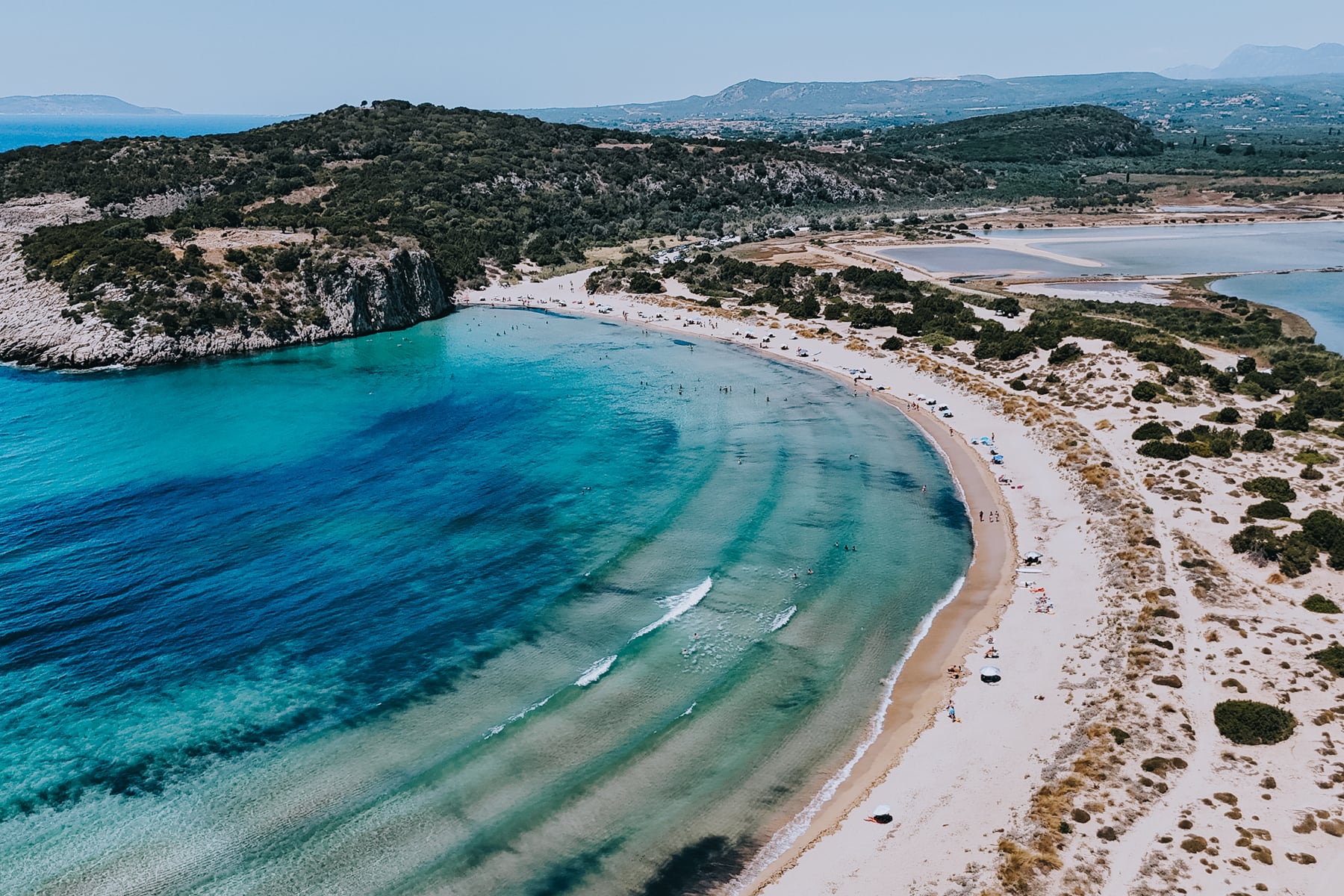 Voidokilia Strand Peloponnes Griechenland