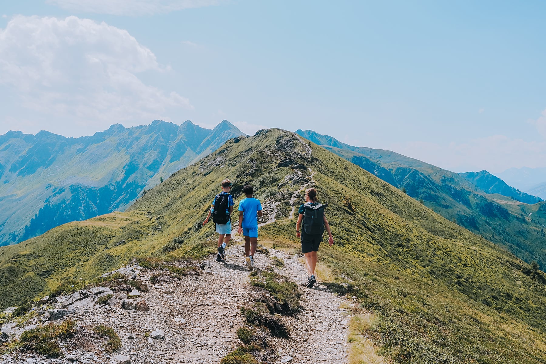 Wanderung im Alpbachtal in Tirol Österreich