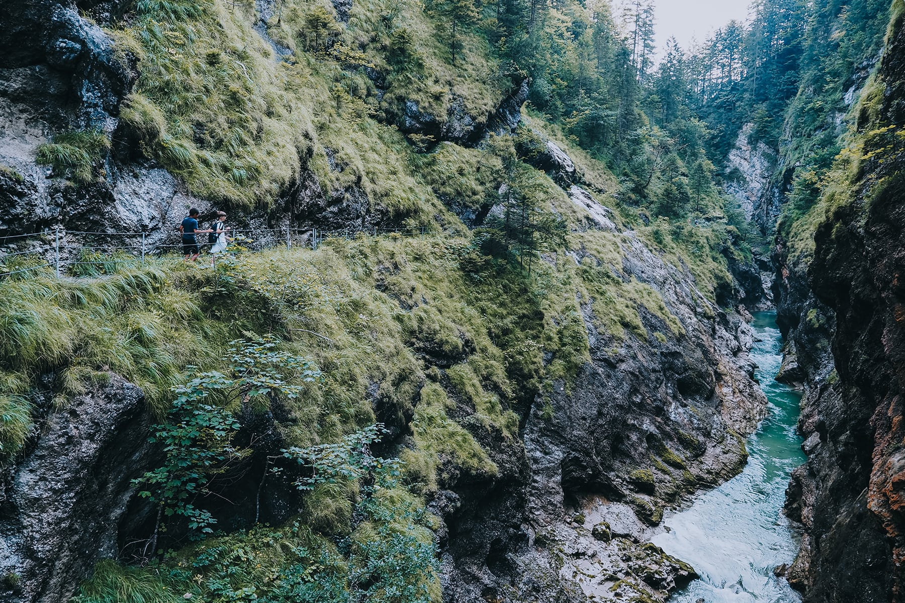 Tiefenbachklamm im Alpbachtal in Tirol Österreich