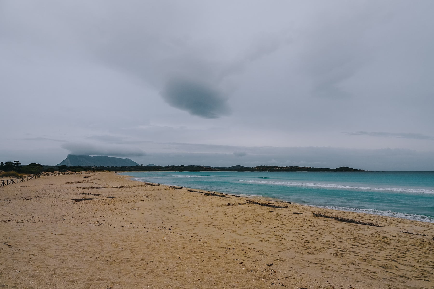 Strand La Cinta bei San Teodoro auf Sardinien in Italien