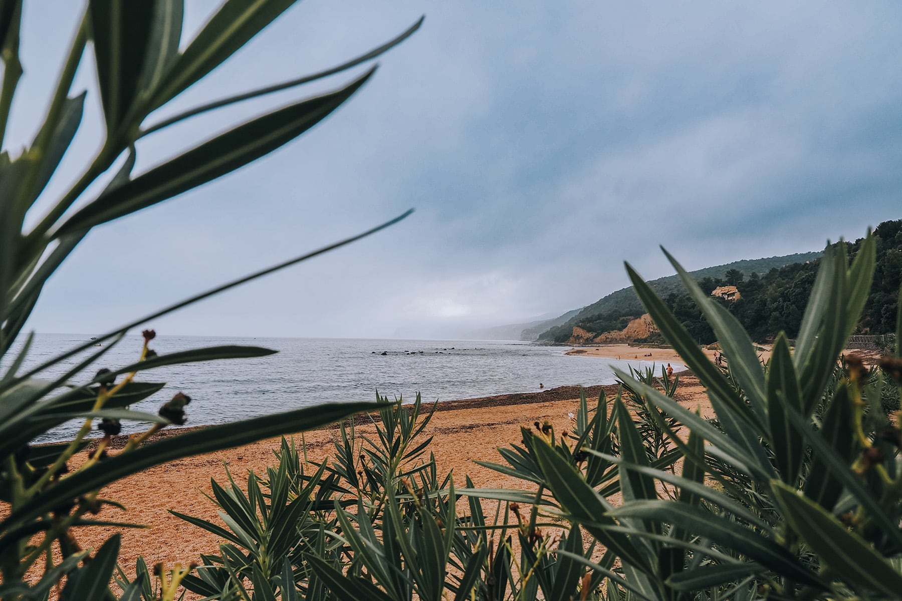 Küste bei Cala Gonone auf Sardinien in Italien