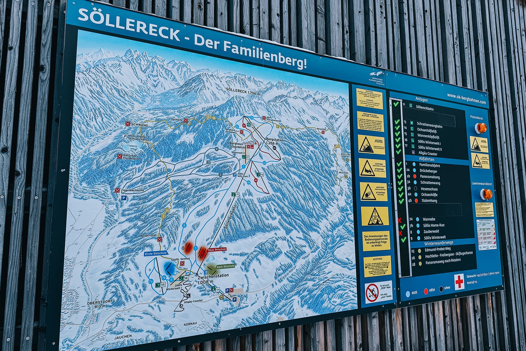 Skigebiet Söllereck in der Nähe von Oberstdorf