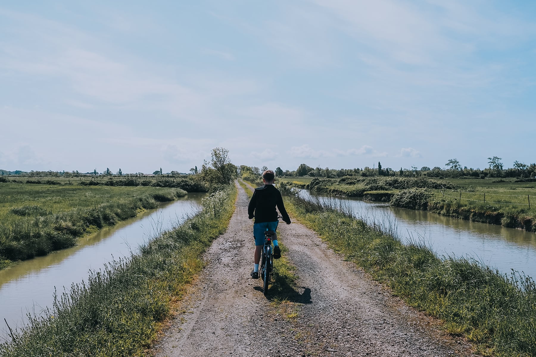 Fahrradtour in und um La Tranche-sur-mer in Frankreich in der Vendée