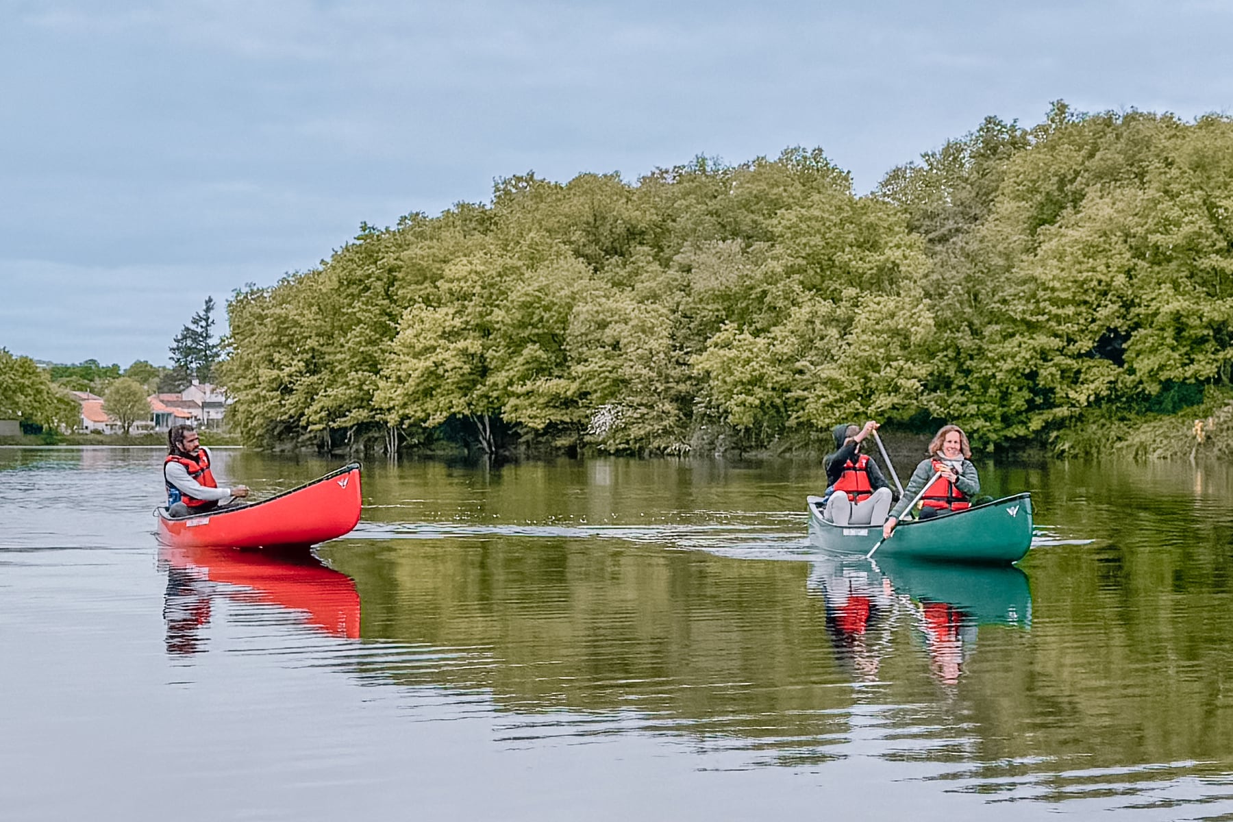 Kanu-Tour in der Vendée in Frankreich